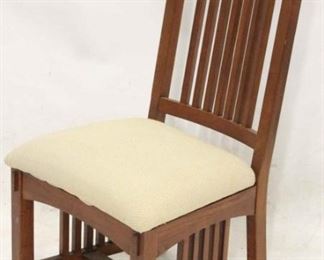 47 - Mission oak side chair 42 1/2 x 22 1/2 x 18