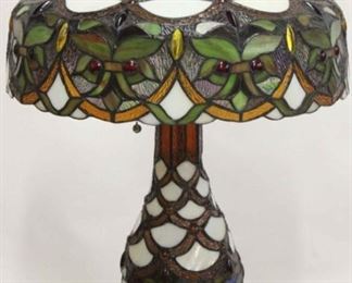 55 - Stained glass lamp 26"