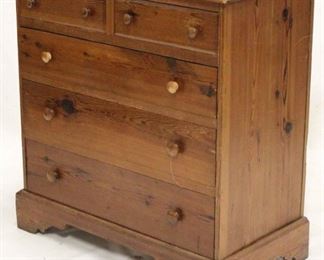 62 - Vintage 2 over 3 chest 38 x 38 x 19