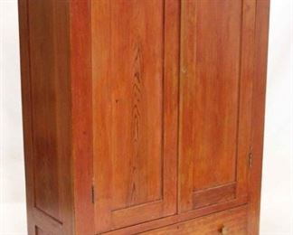 64 - Vintage double blind door wardrobe 72 x 46 x 49