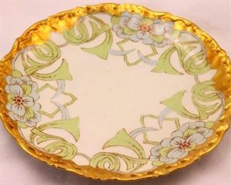 116 - Limoges Bravo & Dotter Elite Works painted plate 9"