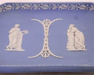 199 - Wedgwood blue jasperware platter 10 1/2 x 8