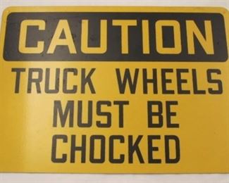 291x - Metal Caution Sign - 14 x 10