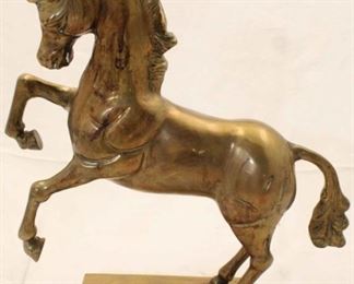 305 - Brass horse 17" missing horn