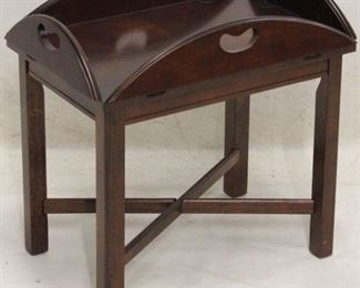 311 - Butler Specialty mahogany cocktail table 18 x 30 x 22 1/2 Folding edge