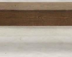 321 - Vintage wooden bench 17 x 72 x 9 1/2