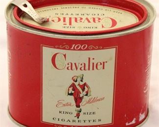 348 - Cavalier tobacco tin 5 x 4 x 3