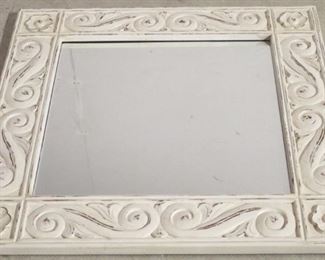 384 - Alden Parkes Sarasota square mirror 42 1/4 x 42 1/4