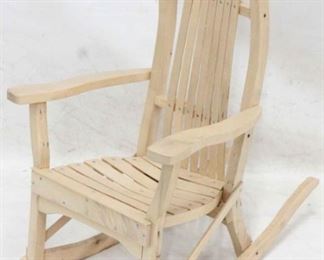 390 - New Amish made Adirondack child's rocking chair 28 x 25 1/2 x 18