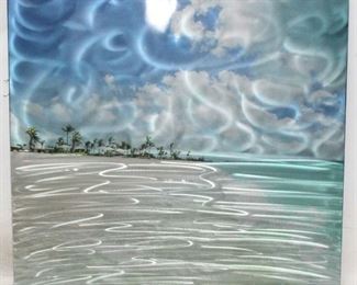 407 - New Stylecraft brushed aluminum wall panel 39 x 39