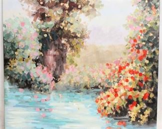 408 - New Stylecraft abstract wall art 39 x 39