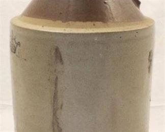 525 - 5 Gallon Brown & White Stoneware Jug 20" x 10 1/2"