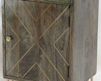 825 - New inlaid stand on hairpin legs 27 x 12 x 16