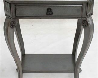 830 - New one drawer painted stand 30 x 22 x 15