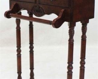 841 - Butler Specialty mahogany valet stand 48 x 22 x 17 1/2