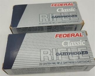 1029 - 2 Boxes 20 Federal Classic rifle 308 cartridges