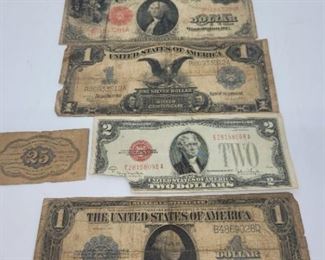 1040 - Group US currency - as found