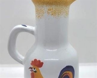 1993 - Hand painted Herend Hungary Village Pottery 7 1/4"