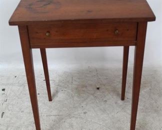 2085 - One Drawer Tapered Leg Stand 38 1/2" x 22 1/2" x 16"