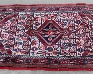 2447 - Persian Wool Rug - 21" x 25"