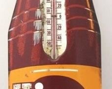 3314 - Hires Root Beer metal thermometer 27 x 8