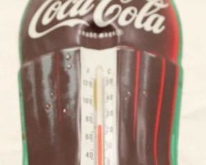 5009 - Vintage Coke thermometer 16 1/2 x 5 1/2