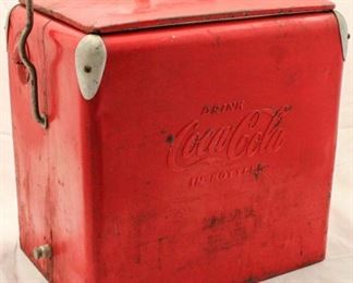 5001 - Vintage Coca-Cola cooler 16 x 17 x 11 1/2