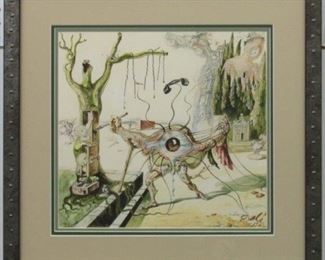 9003 - PAINTERS EYE GICLEE BY SALVADOR DALI 22.5 X 22