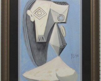 9006 - TETTE DE FEMME GICLEE BY PABLO PICASSO 25.5 X 33