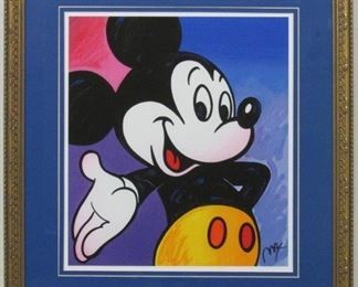 9014 - MICKEY MOUSE GICLEE BY PETER MAX 22.5 X 24.5