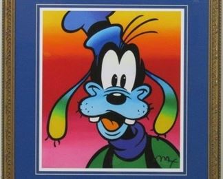 9015 - GOOFY GICLEE BY PETER MAX 22.5 X 24.5