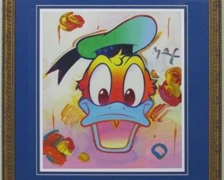 9016 - DONALD DUCK GICLEE BY PETER MAX 22.5 X 24.5