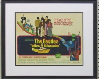 9042 - BEATLES YELLOW SUBMARINE 25.5 X 21.5