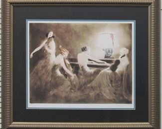 9049 - MELODY HOUR BY LOUIS ICART 30.5 X 26.5