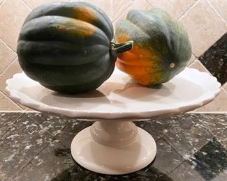 White Ceramic Cake Stand