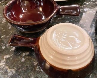 Monmouth Pottery Stoneware Soup Bowls with Handles