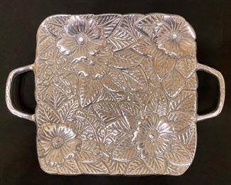 Cast Aluminum Floral Design Tray