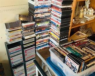 DVDs and CDs