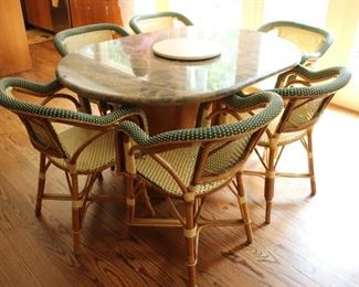 6 vtg Maison Drucker armchairs 