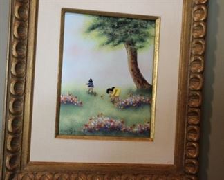 Mingolla enamel on copper