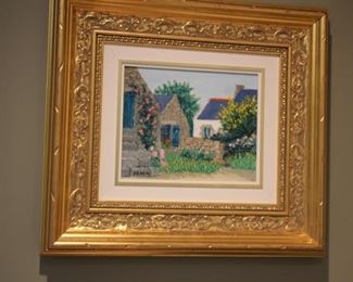 Florence Arven oil on canvas painting