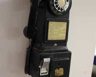 Vintage 3 slot payphone - works!