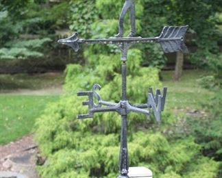 Golfer weather vane