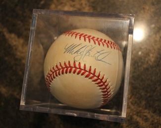 Baseballs signed by - Mariano Rivera, Roger Clemens, Mike Stanton