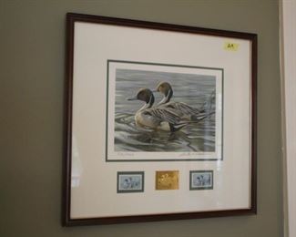 Robert Bateman duck stamps with litho, c. 1988