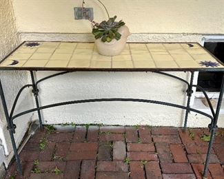 Tile Top Table