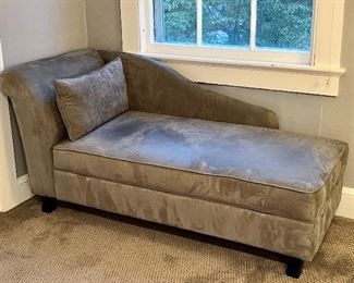 Small Chaise (the cushion lifts up for storage!)