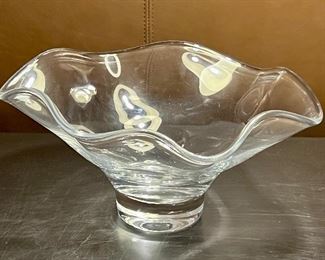 Simon Pearce Ruffled Edge Bowl