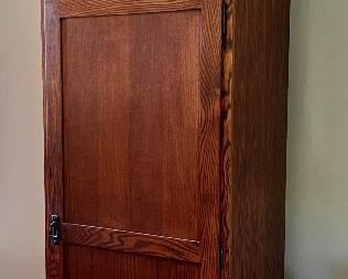 Tall Oak Style Cabinet/Pantry
