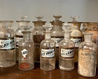 Vintage Spice Bottles